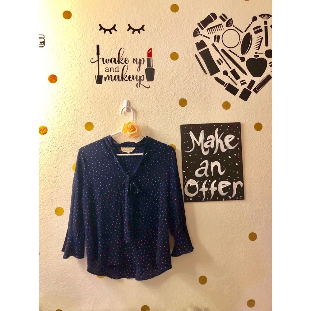 Navy blue blouse